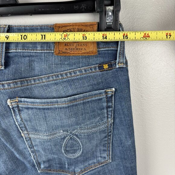 Lucky Brand Lola Boot Jeans Womens 2/26 Blue Medium Wash Denim Low Rise - Picture 12 of 16